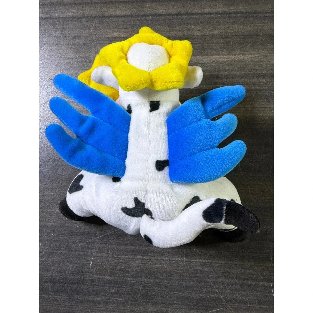 LR Plush Cow with Wings Stuffed Animal Toy Yellow Hair Black Spots Kraft Singles
